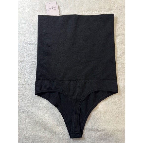 Auden Black High Waist Thong Shaping Briefs Medium Support Size‎ M - Picture 2 of 5